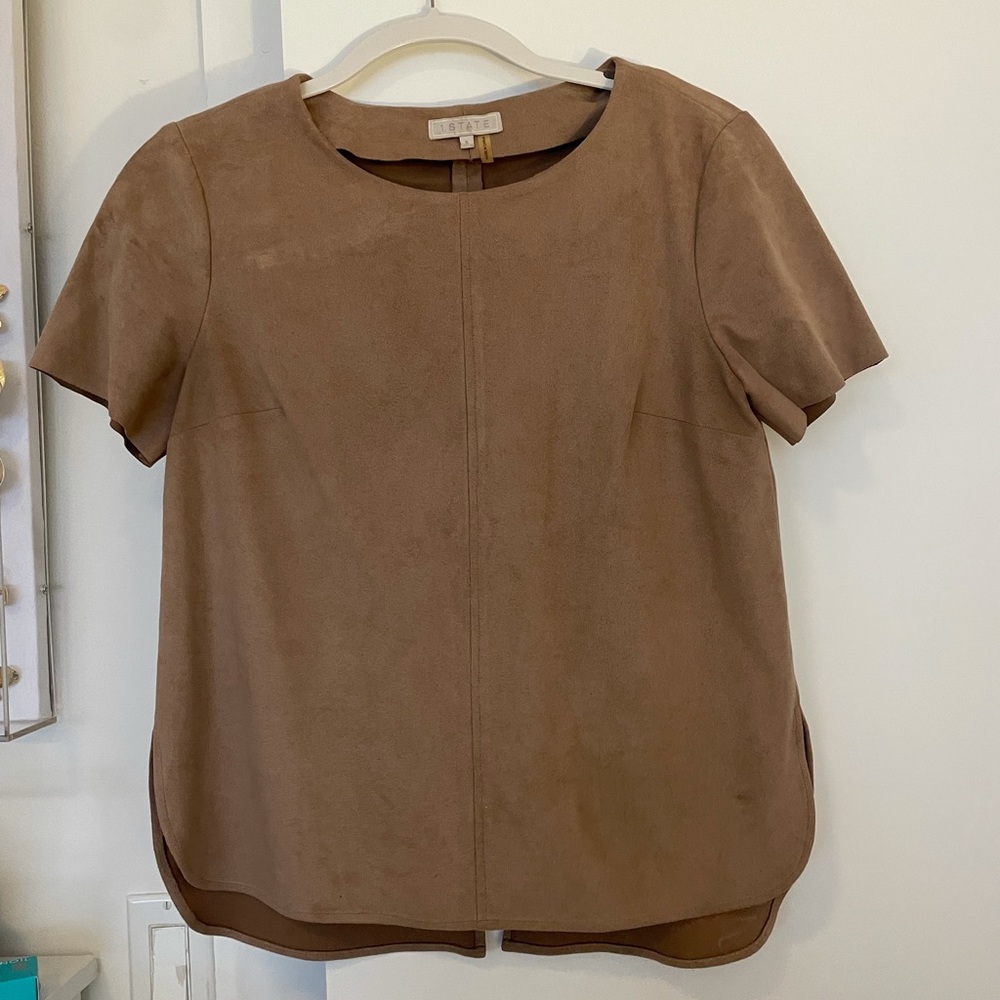 1.State Suede Top - image 1